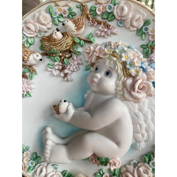 Heavens Little Helper Plate 1995 Dreamsicles Sculptural Special Friends 2846B - Picture 2 of 14